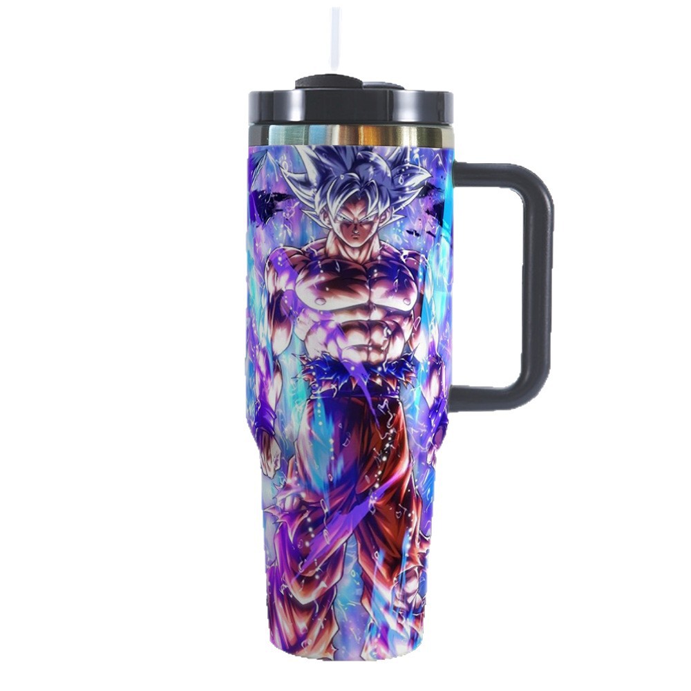 40oz tumbler Dragon Ball printed car ice霸 cup giant thermal cup car cup