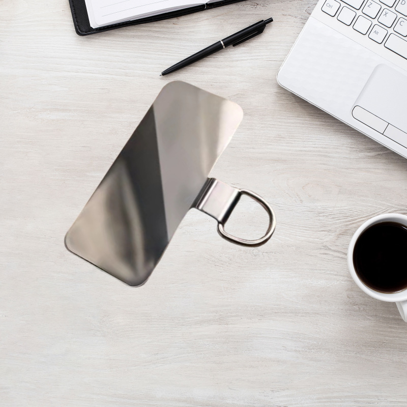 Phone lanyard fixing clip ultra-thin metal hook gasket sticker durable bracelet connection pendant neck