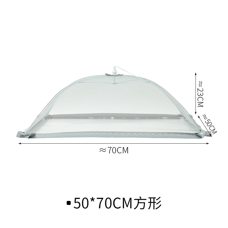 Home Food Cover Table Cover Summer Foldable Anti-fly Anti-dust Large Rectangular Food Cover Food Grade