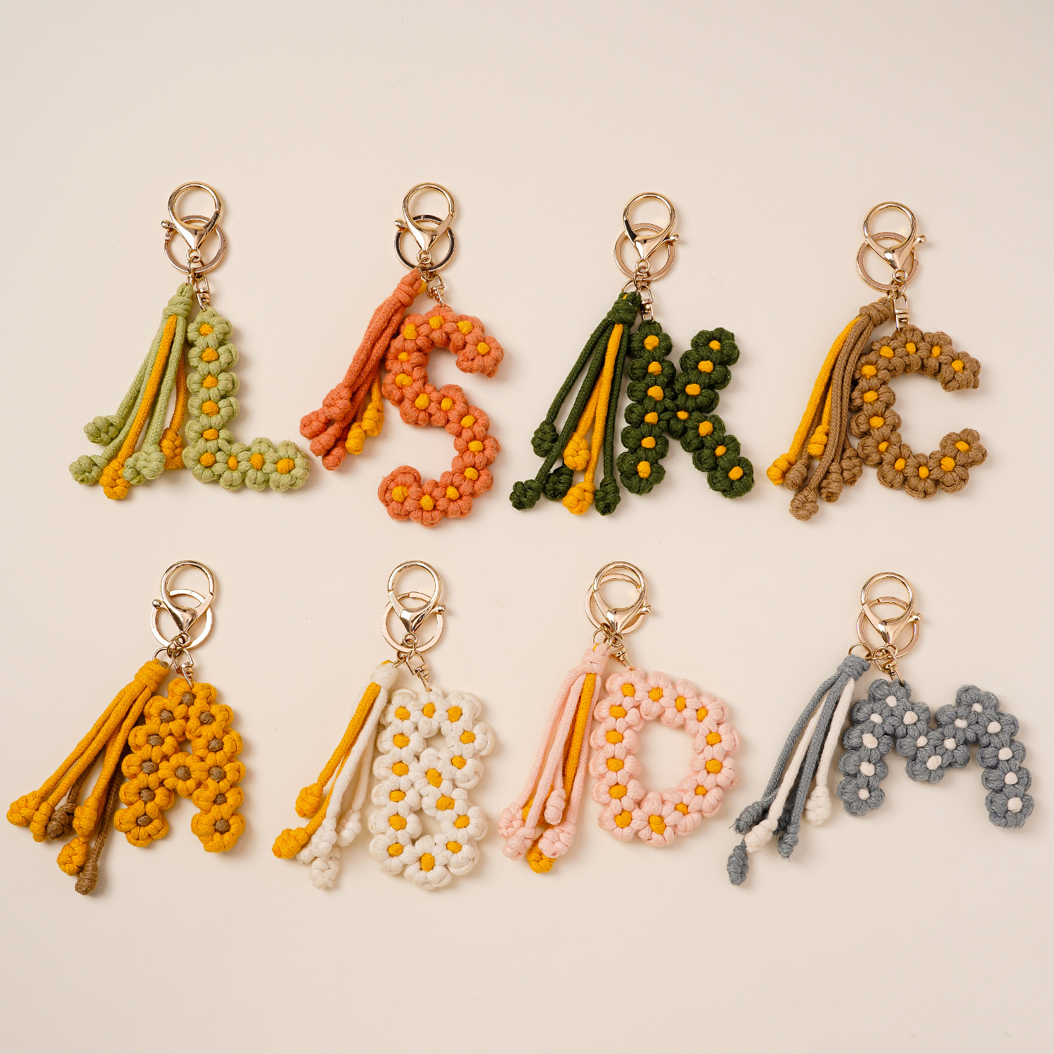 Bohemian Style Bag Pendant Ethnic Leaf Tassel Small Pendant Keychain Plush Pendant