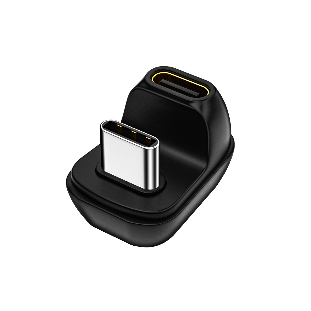 Type-c公转C母U型弯10GB转接头