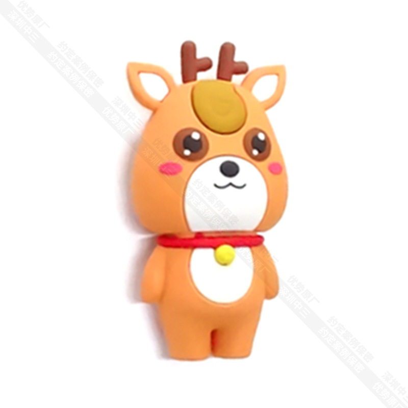 Custom Cartoon Bluetooth Speaker DIY Design Figure 3D Gift Cute PVC Soft Rubber Small Speaker