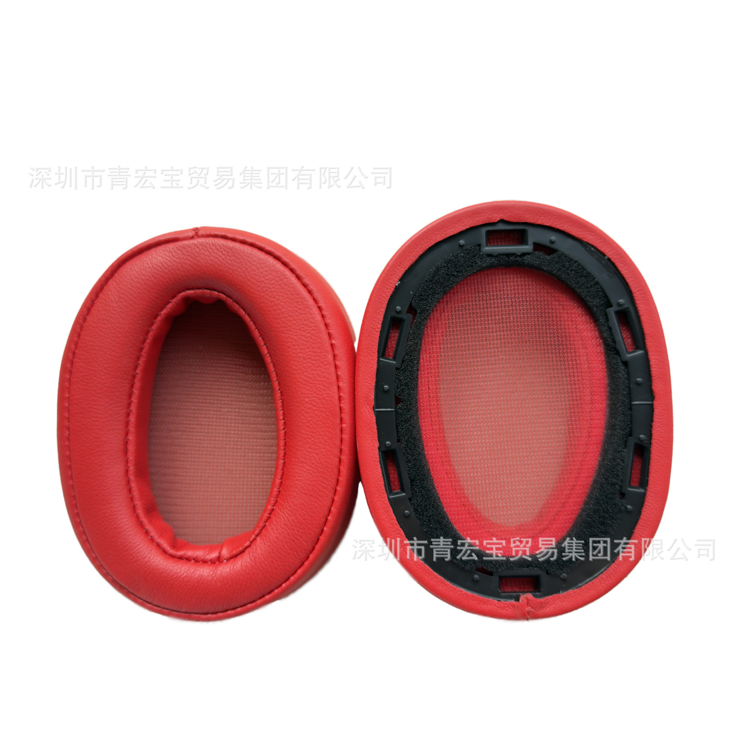 小羊皮耳套.红色(单个)
