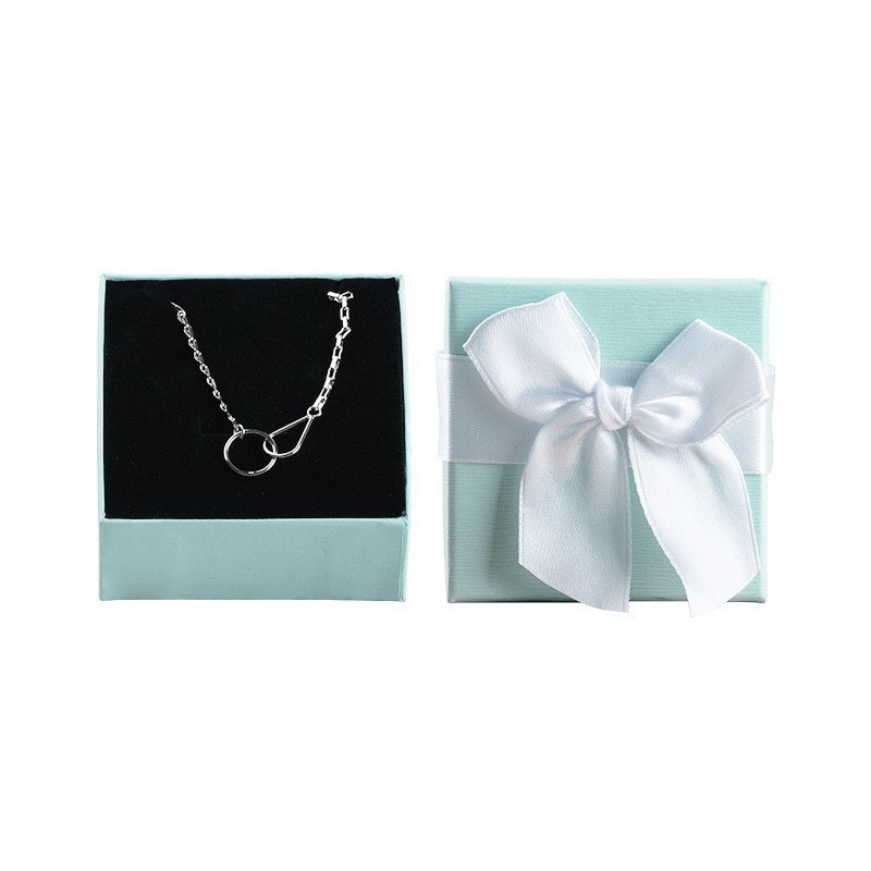 Jewelry Box Set Vintage Kraft Paper Gift Box Necklace Ring Bracelet Jewelry Box Flower Box