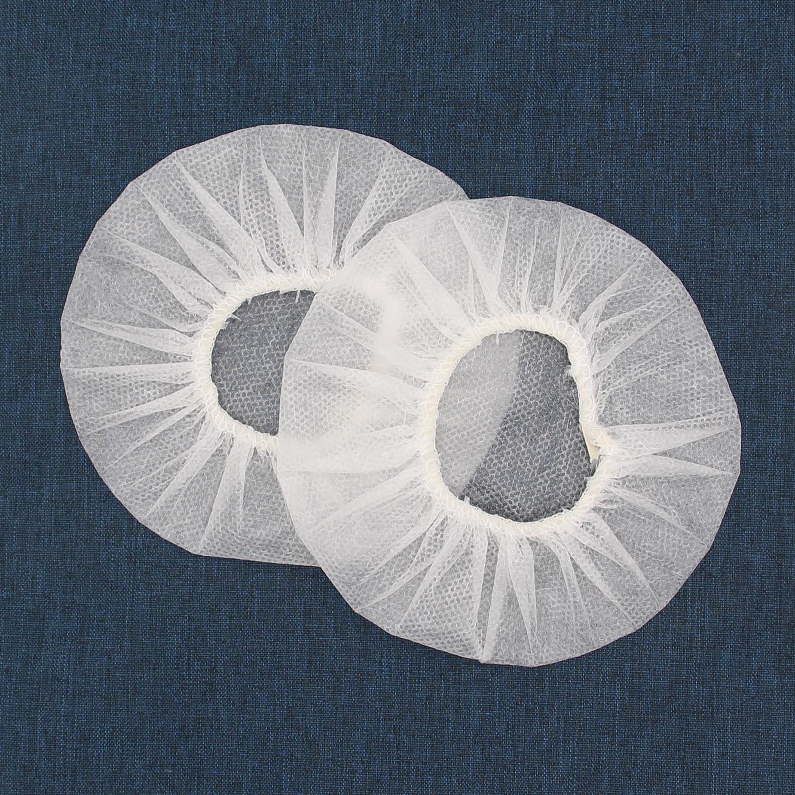 Disposable headphone cover non-woven dustproof and sweatproof earmuffs headband headset microphone protective cover sponge cover
