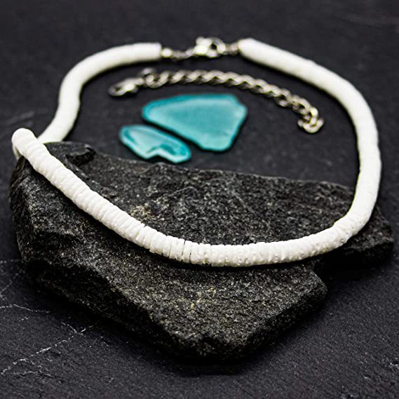 Puka Hawaii Beach Shell Necklace Natural Broken Shell Irregular Collarbone Chain
