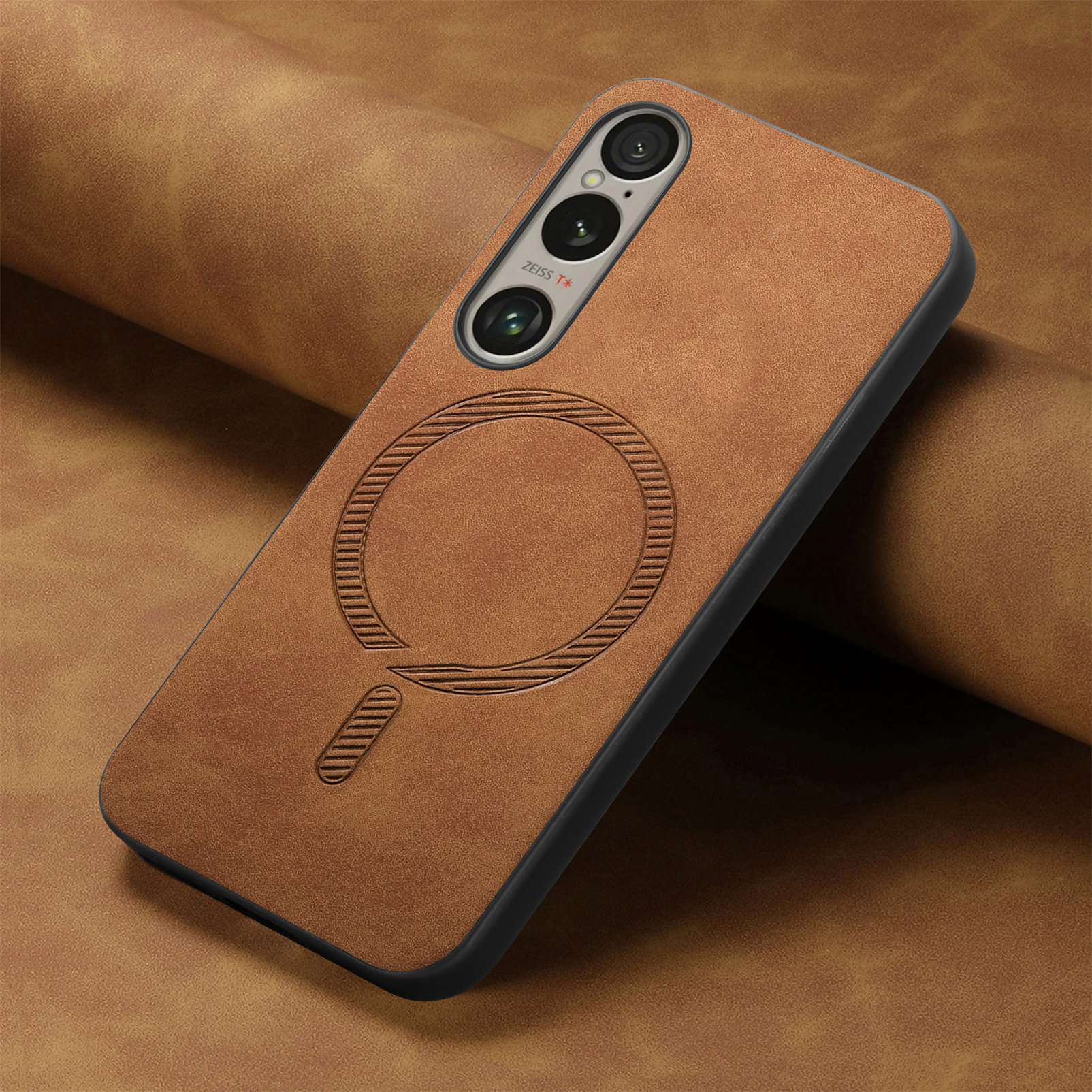 For Sony Xperia 1 VI phone case magnetic car solid color skin feel Sony Xperia 1 V protective case