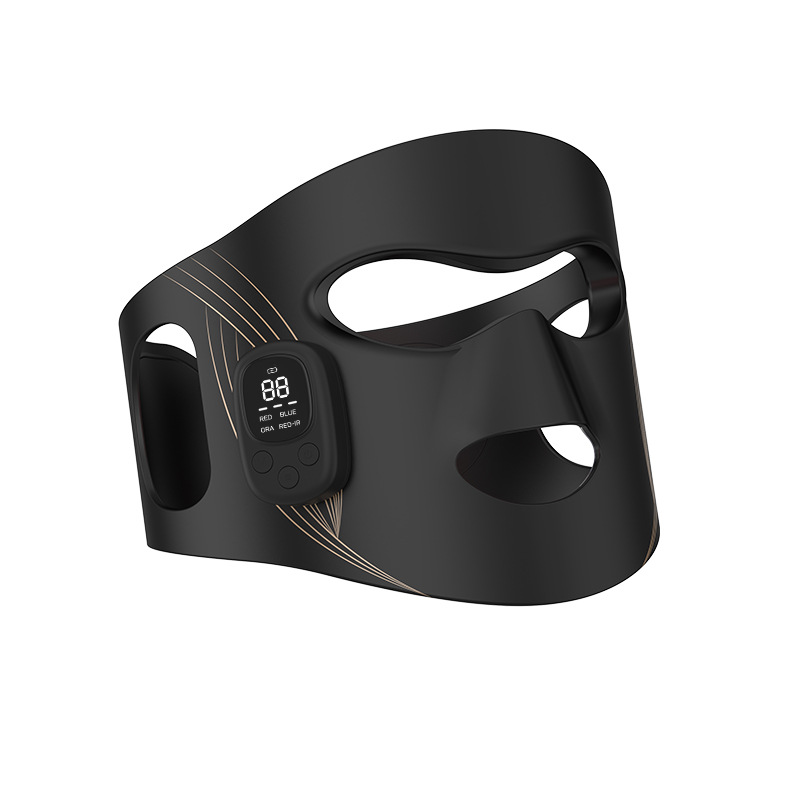 New Red Light Mask Magnetic Wireless Silicone Face Mask Spectrum Home Whitening Acne Removal Skin Rejuvenation Beauty Device