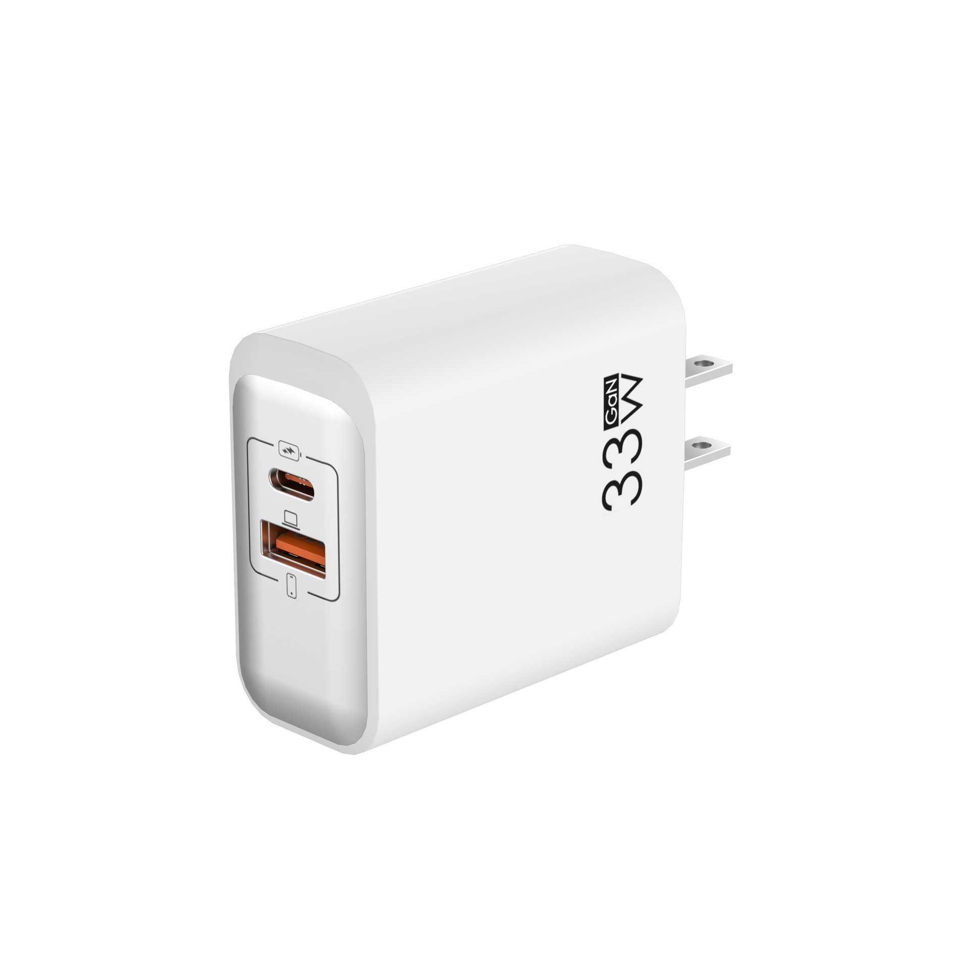 Specially certified GaN 33W notebook charger A+C British standard full protocol phone charging head