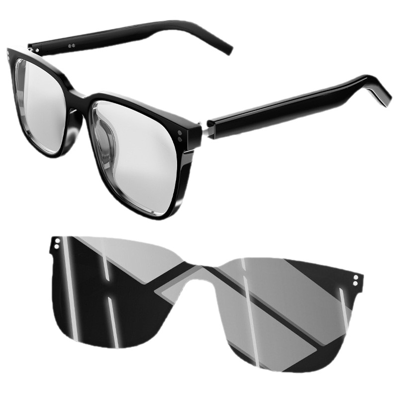 M10A Smart AI Translation Bluetooth Glasses Magnetic Dual Lenses Anti Blue Light UV with Polarized New