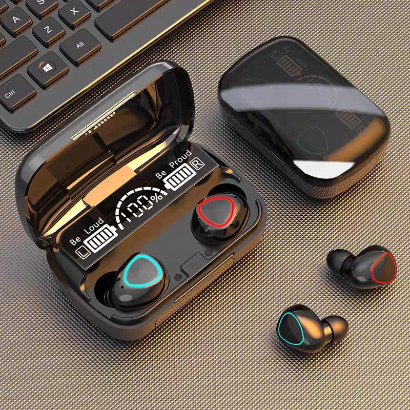 Huaqiangbei Digital F9 Bluetooth Earbuds y30 M10 Ultra Long Battery Life Wireless Bluetooth Earbuds with Custom Label