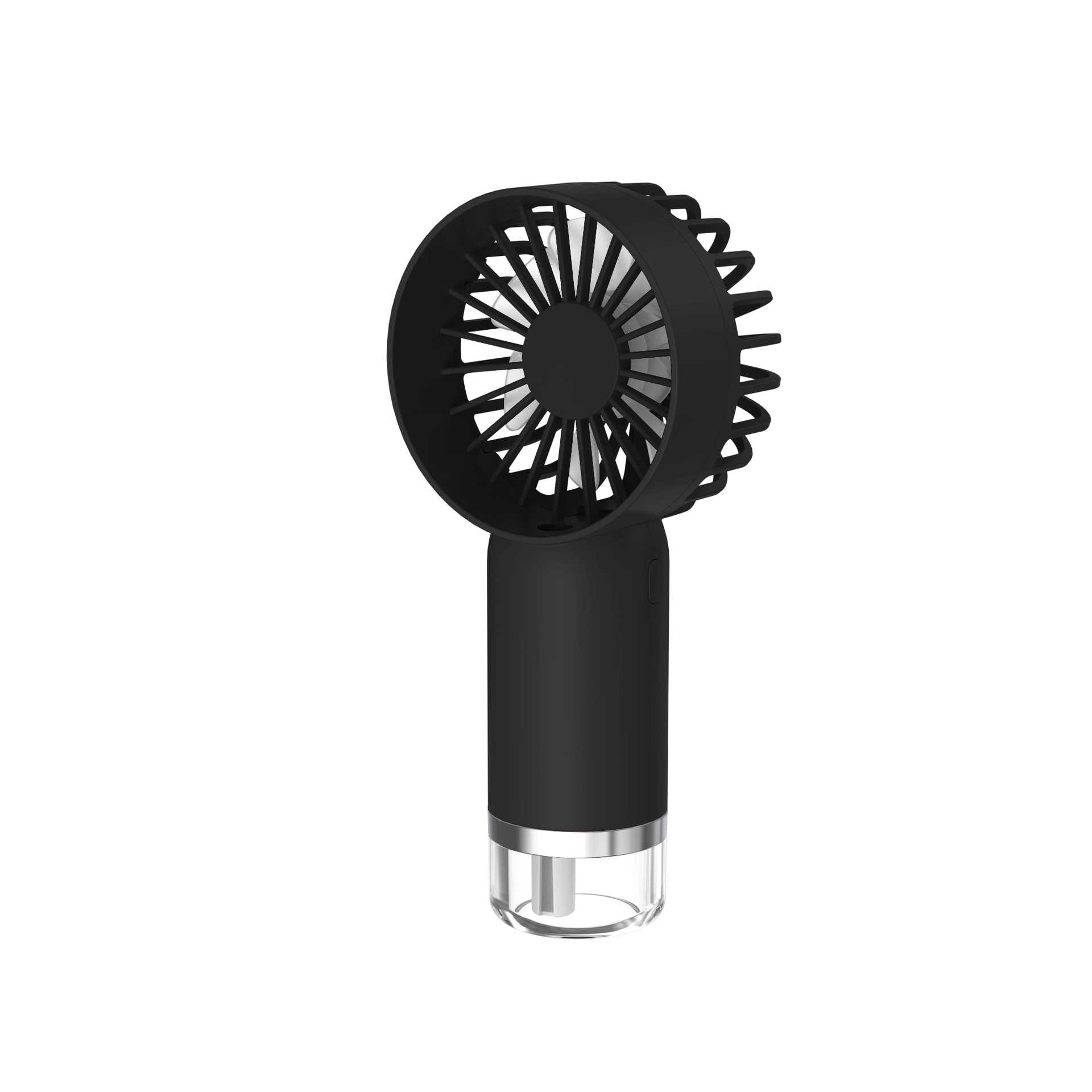 Handheld spray fan portable humidification cooling handheld small fan USB charging silent desktop fan
