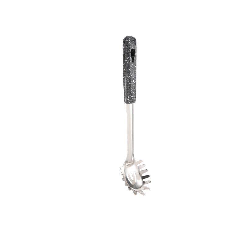 Stainless steel kitchenware cooking spatula and spoon set, stir-fry spatula, frying spatula, soup spoon, slotted spoon