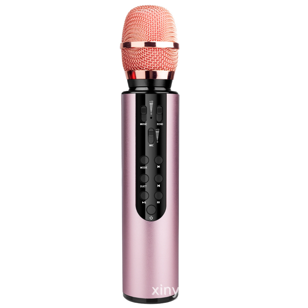 M6 Microphone Speaker All-in-One Wireless Bluetooth Connection Dual Speakers Customization
