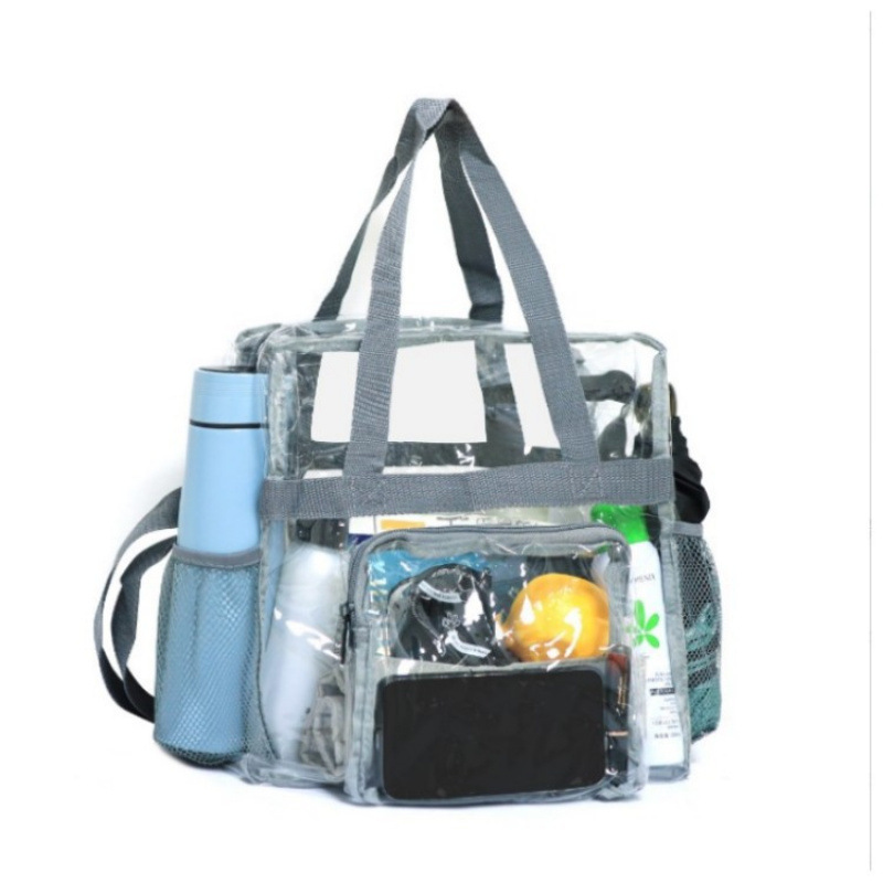 New Large Capacity Transparent Bag Handbag Travel Bag Cold-proof PVC Toiletry Bag