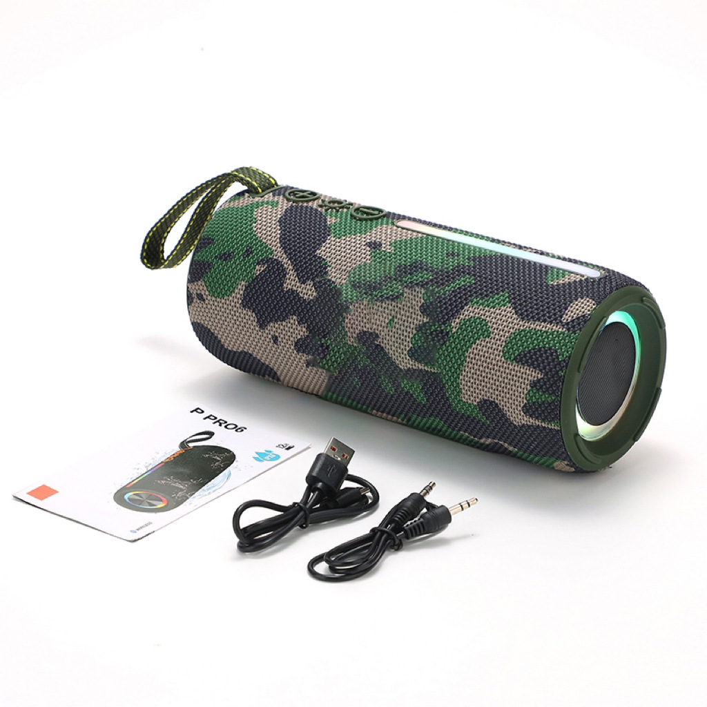 P PRO Series P PRO6 Wireless Bluetooth Speaker Portable Speaker Outdoor Riding Waterproof
