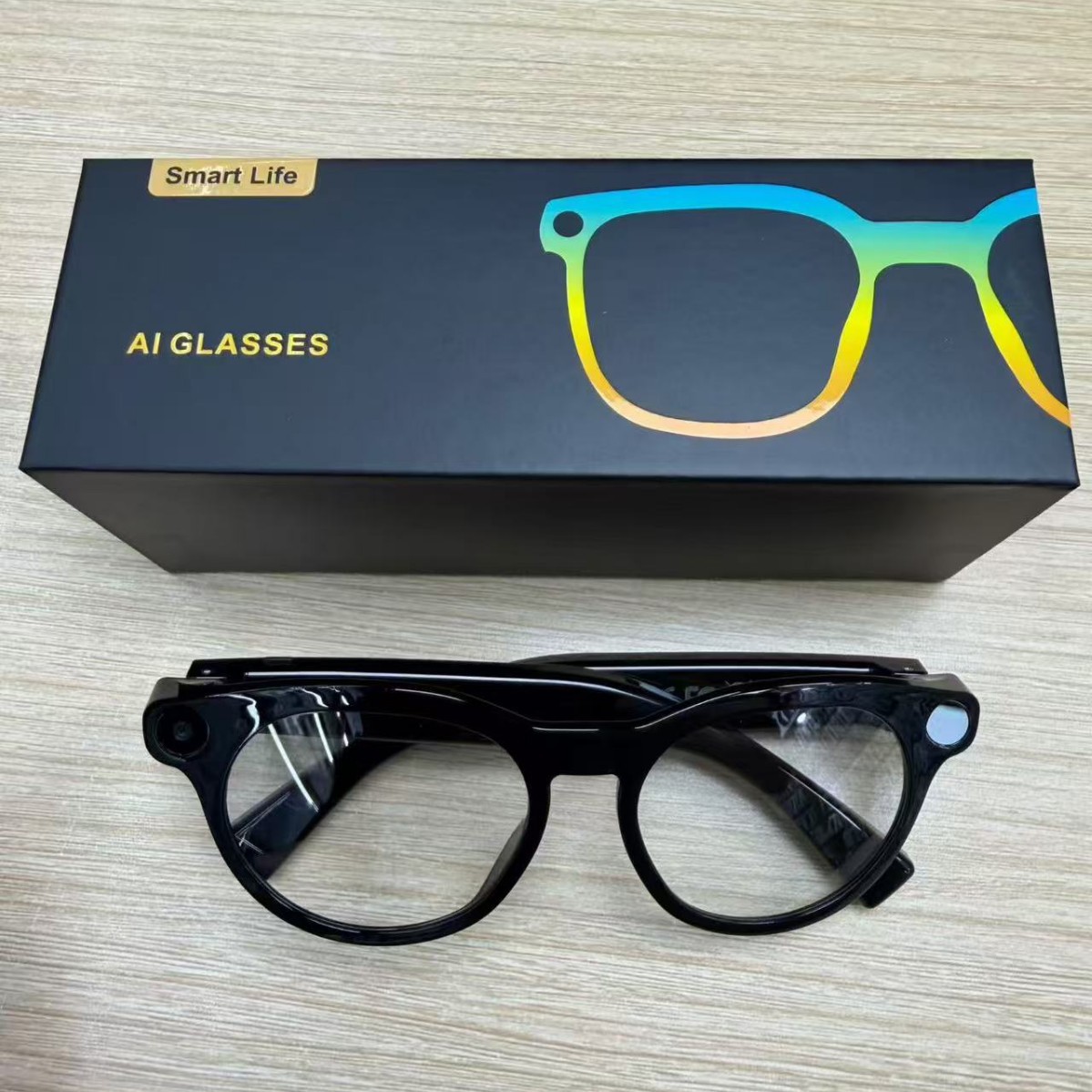CY05 smart glasses 8 million pixel photo AI real-time translation local storage recording HD live streaming