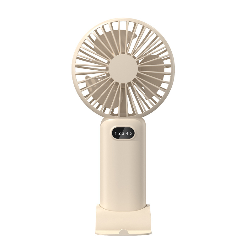 Mini handheld fan usb charging portable student small fan desktop stand strong wind electric fan
