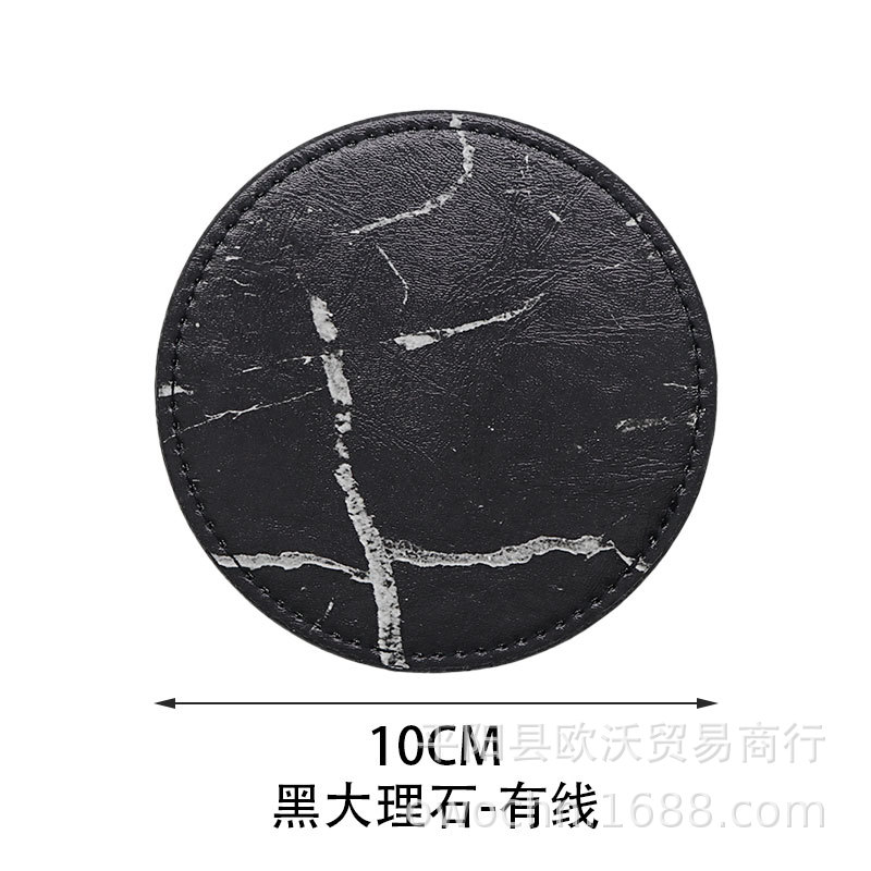 黑色大理石纹有线