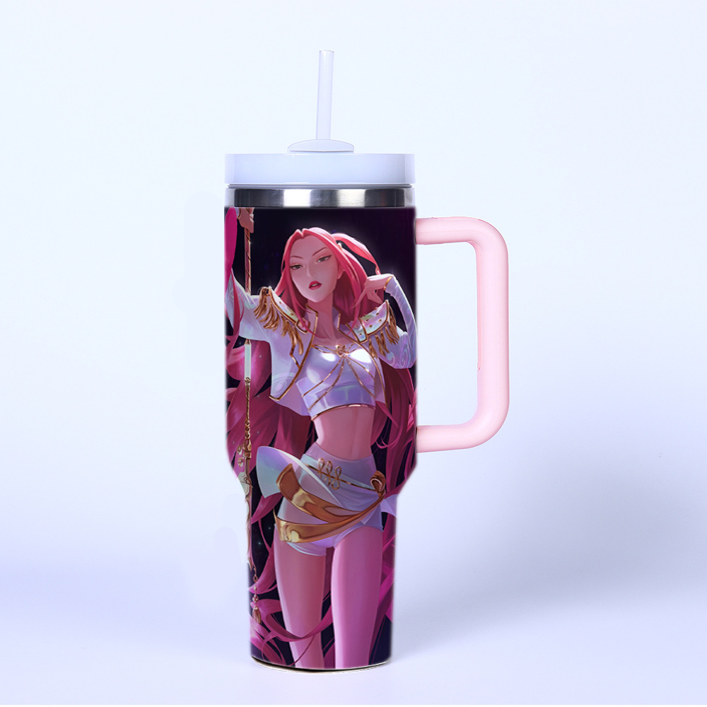 Car cup K-POP Huntrix 40oz Rumi Mira Zoey ice霸 cup