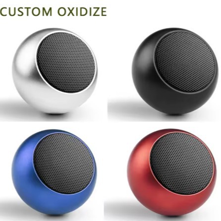 M3 Electroplated Gradient Metal Small Steel Cannon Mini Portable Small Speaker Wireless Audio Outdoor TWS Gift Speaker