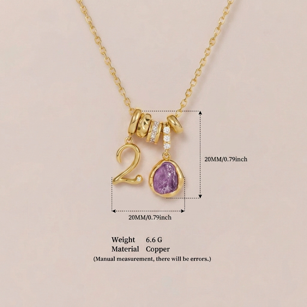 Independent station锁骨链 simple multi-pendant series elements stainless steel necklace copper