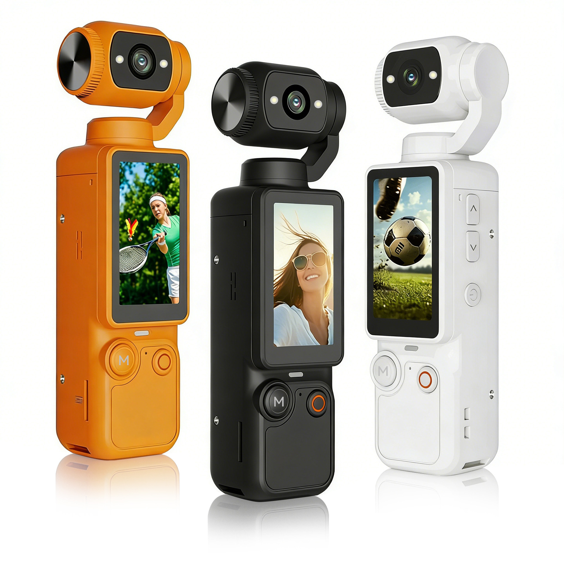 Handheld thumb motion camera ultra-high vlog outdoor cycling anti-shake recording portable gimbal camera