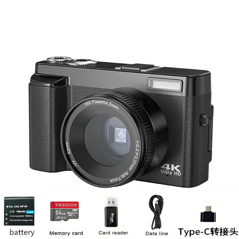 Exclusive HD digital camera outdoor shooting mirrorless camera home use student light weight high pixel