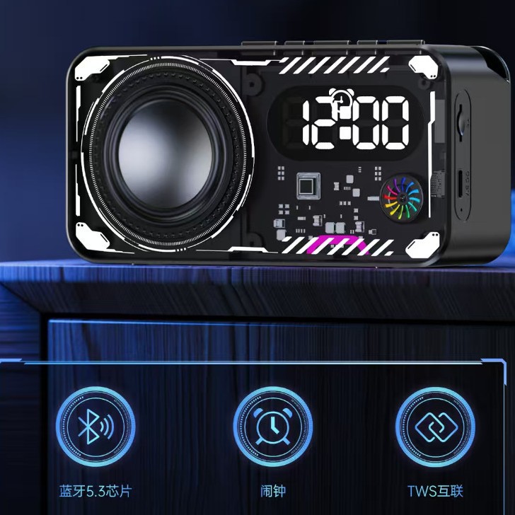 New Mecha Bluetooth Speaker Gift Speaker Phone Stand Bluetooth Speaker Card Slot Speaker
