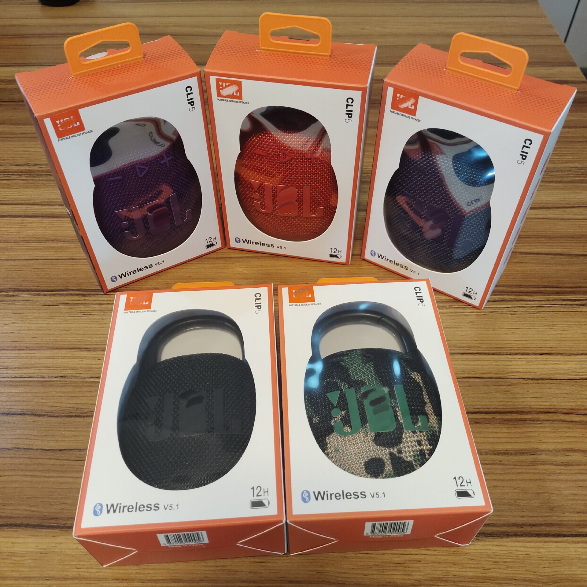 CLIP5 small speaker portable outdoor waterproof USB mini low-power wireless Bluetooth speaker