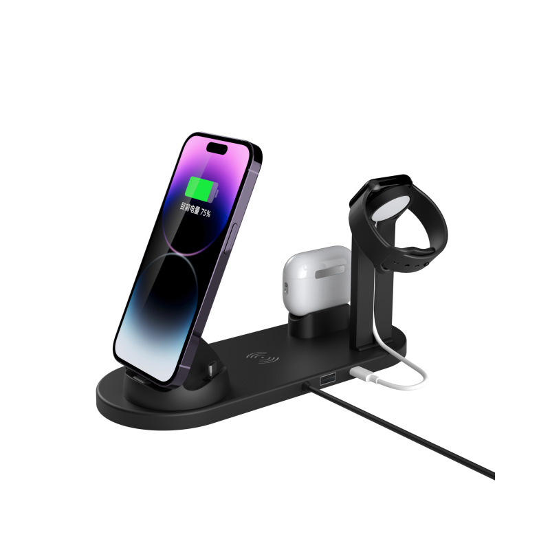 Four-in-One Wireless Charger Base for Apple Phone Airpods iwatch Wireless Charger