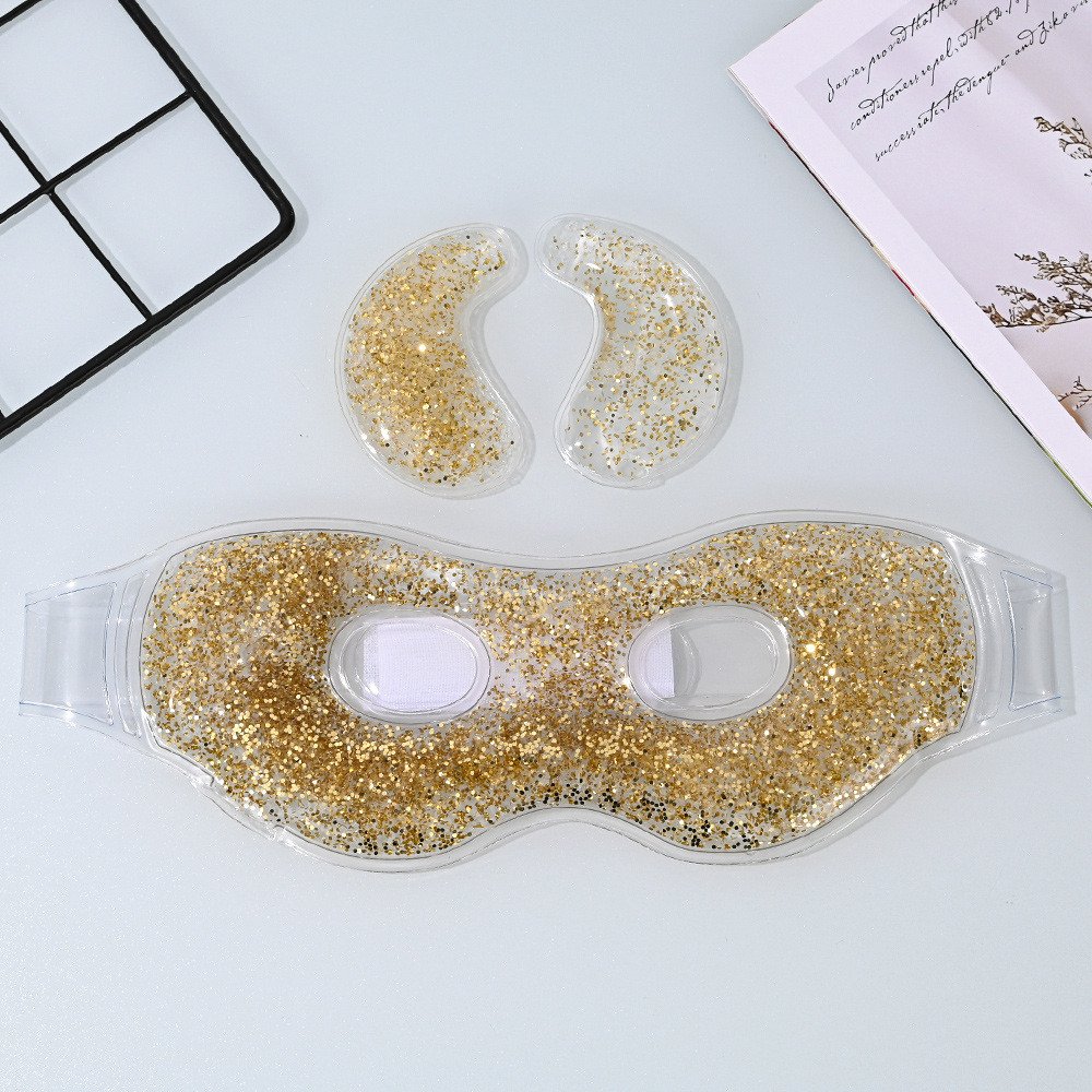 Popular beauty gel cold and hot compress dual-purpose eye mask, cooling ice eye mask, summer ice compress
