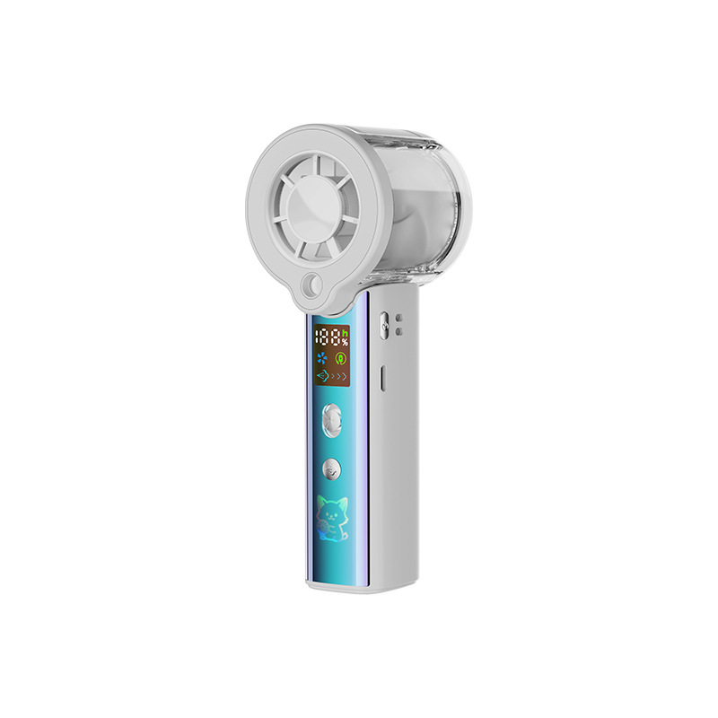 Handheld Fan Brushless Motor Ultra Silent Turbine Outdoor Portable Ultra Long Battery Life Mini Small Fan