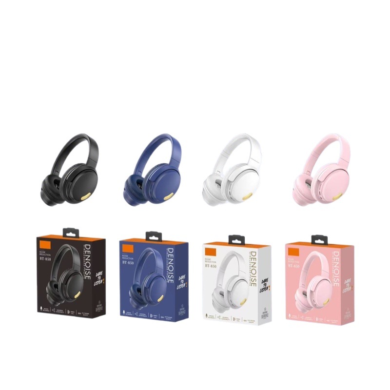 BT850 Long Battery Life Over-Ear Wireless Bluetooth Headphones High Sound Quality Bilateral Stereo Headphones