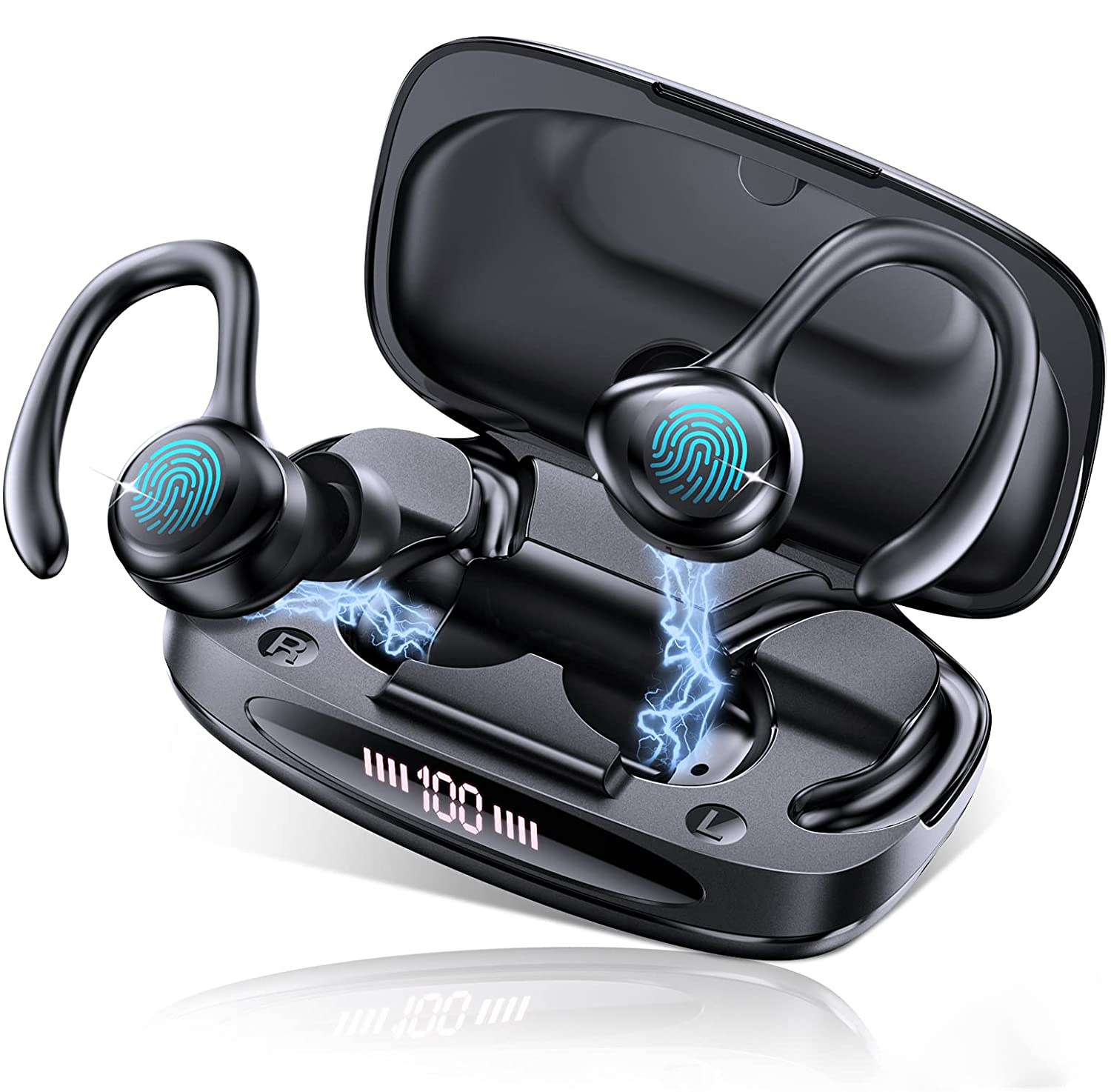 Open-Ear Headphones TWS Dual-Ear Wireless Sports ENC Call Noise Reduction Low Latency Bluetooth Headphones