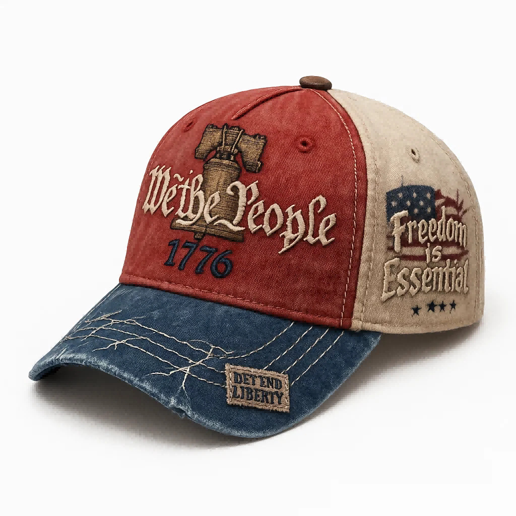 Embroidered WE THE PEOPLE US 250th Anniversary Hat US250th Memorial Baseball Cap