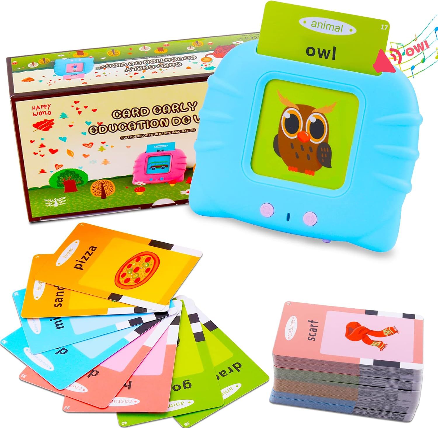 Children Baby 3-6 Years Old Literacy Card Insert Machine English Chinese Bilingual Enlightenment Learning Machine Sound Early Education Machine