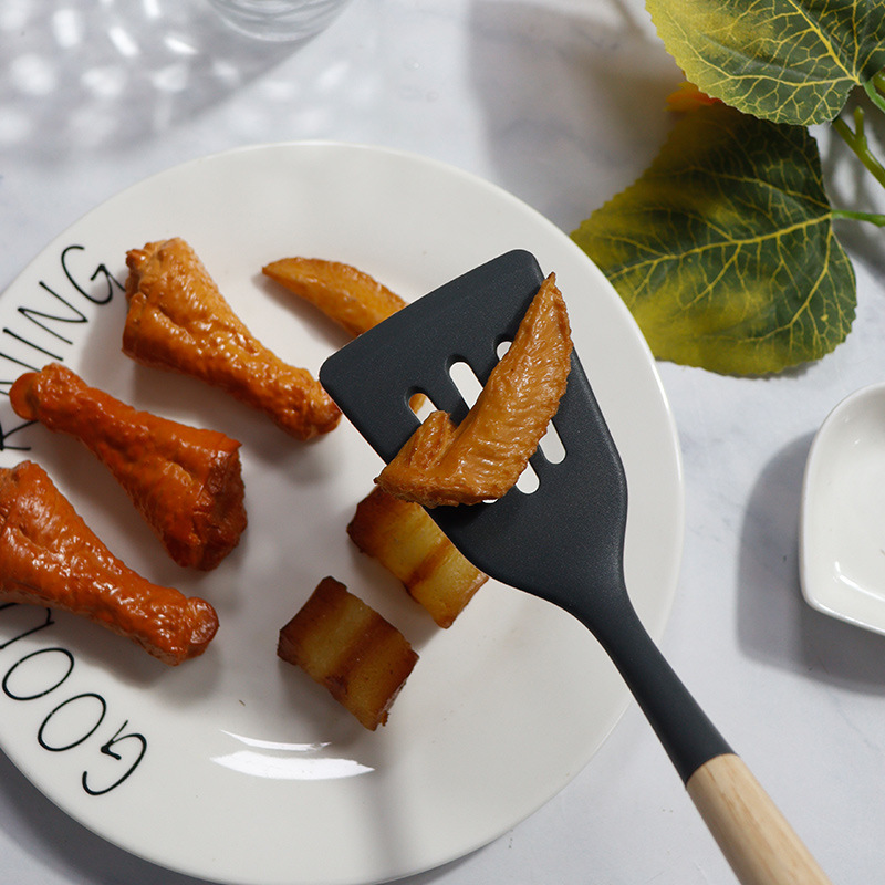 Silicone Spatula and Soup Spoon 12-Piece Set Non-Stick Silicone Spatula Food Grade Silicone Kitchenware Set