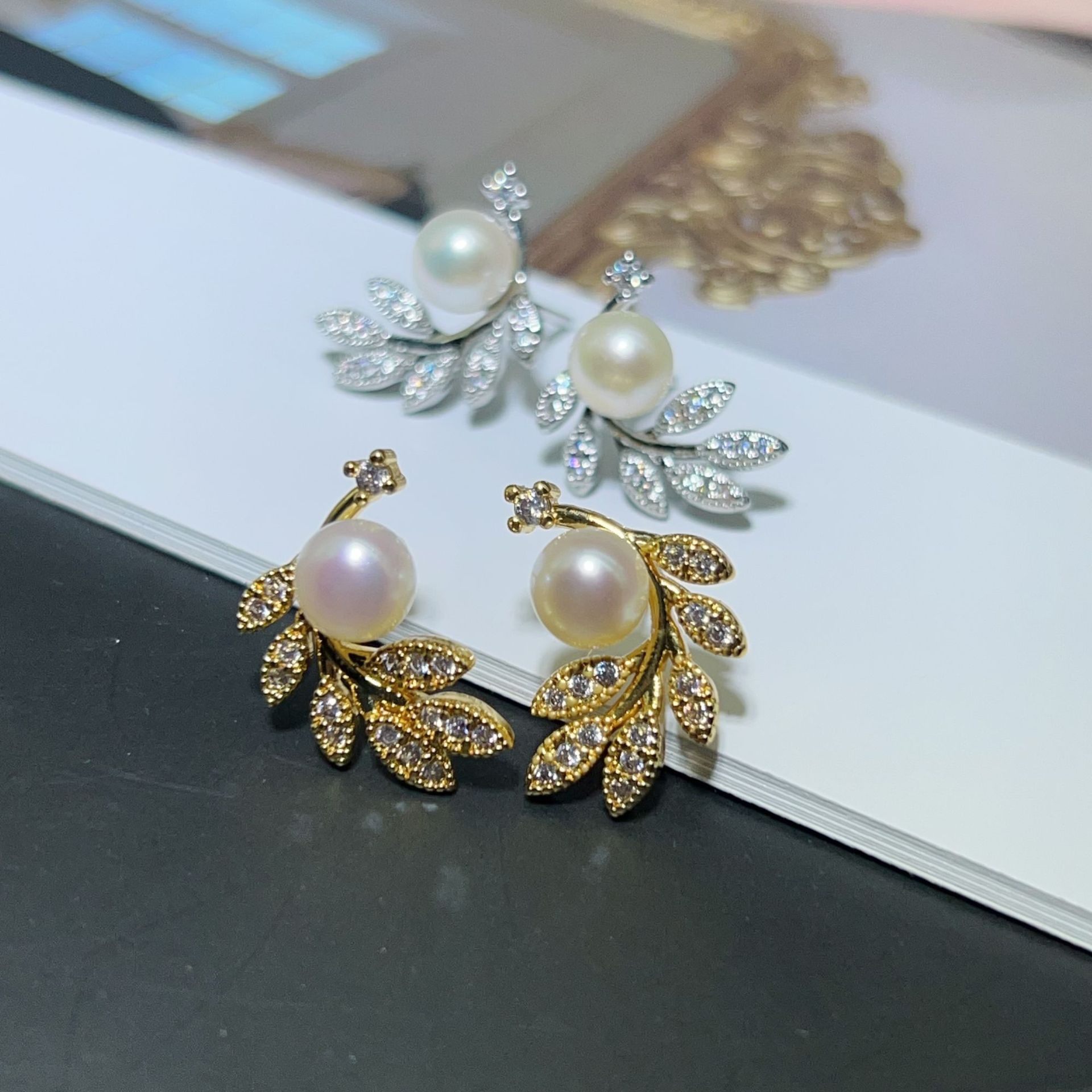 银色（不含珍珠） · P1508花枝招展（6-7MM）