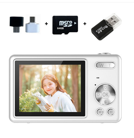 白色+64G内存卡+USB读卡器+安卓华为OTG转接头