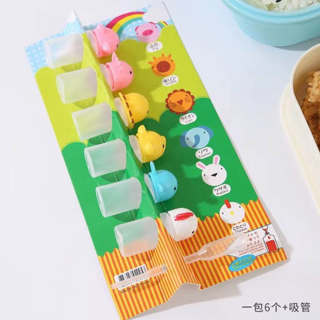 卡通酱瓶（6入）纸卡装