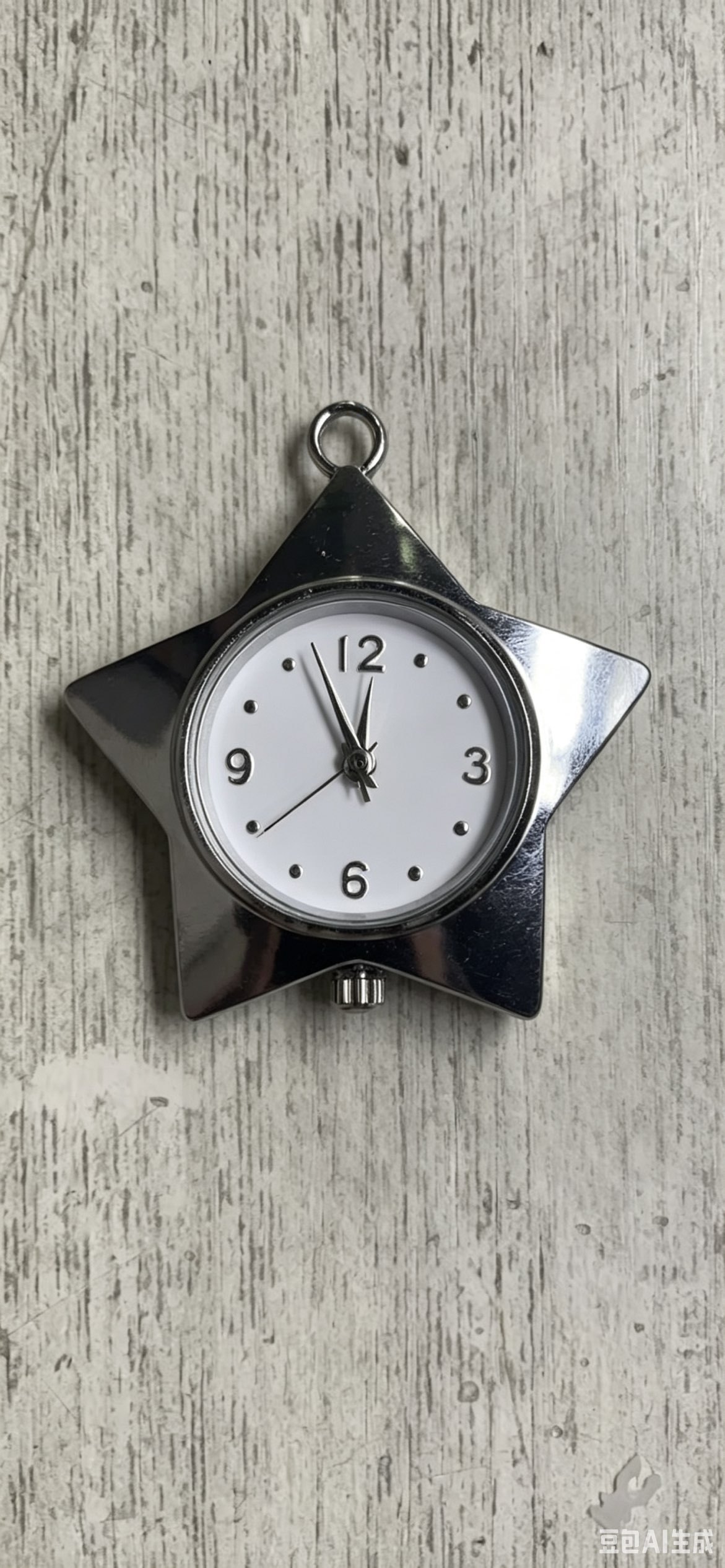 Star-shaped wall clock decorative quartz clock simple home ornament hanging decoration multi-color optional