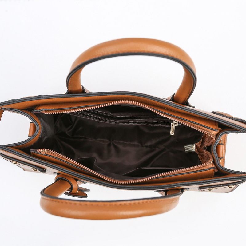Handbags 2024 New Large Capacity Shoulder Handbag Multi-piece Set Mother-child Bag Simple Commuter Bag