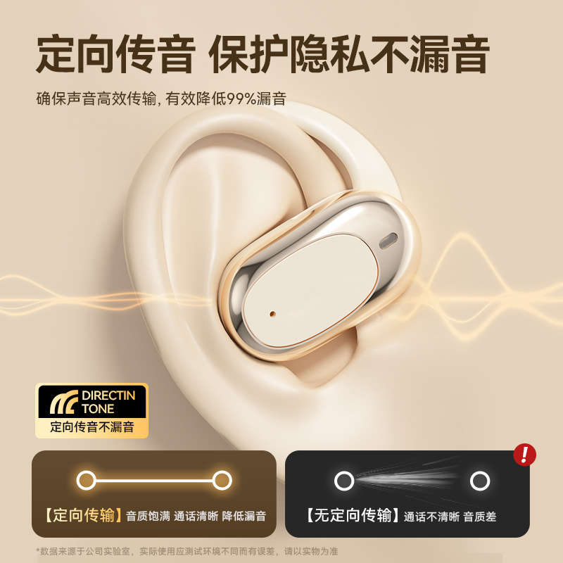 M57 Translation Bluetooth Earphones Ai Translation Meeting Recording Wireless Hanging Ear Bluetooth Earphones Ultra-Long Battery Life