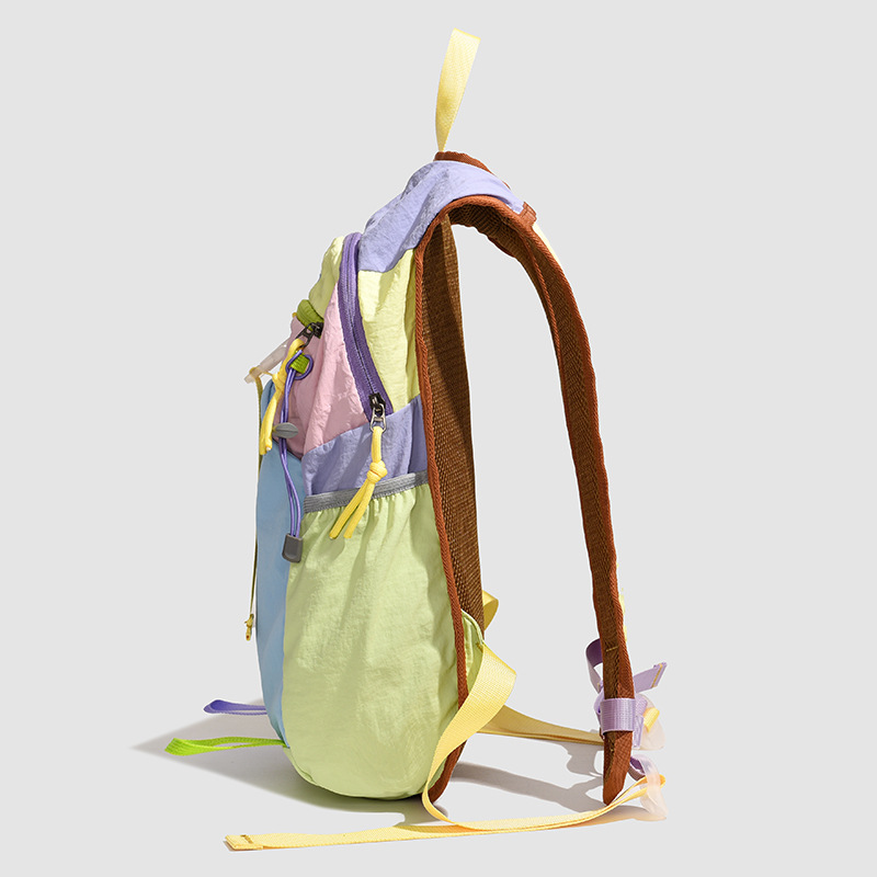 Casual lightweight large capacity double-shoulder bag outdoor nylon sports backpack new letter travel backpack