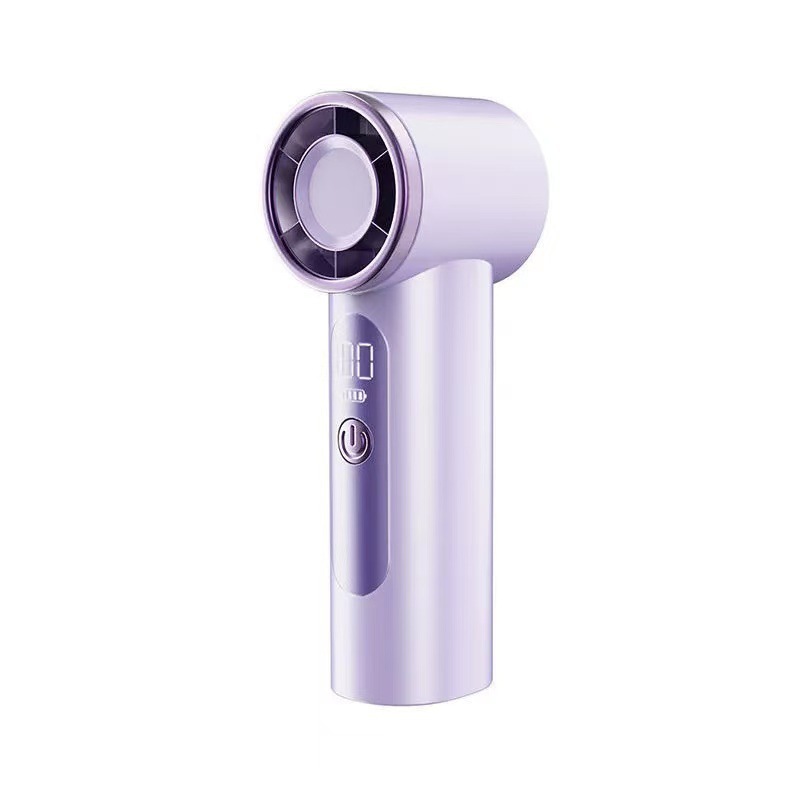 X98 Mini Violent High Speed Handheld Fan USB Charging Digital Display Outdoor Portable Turbo Pocket Small Fan