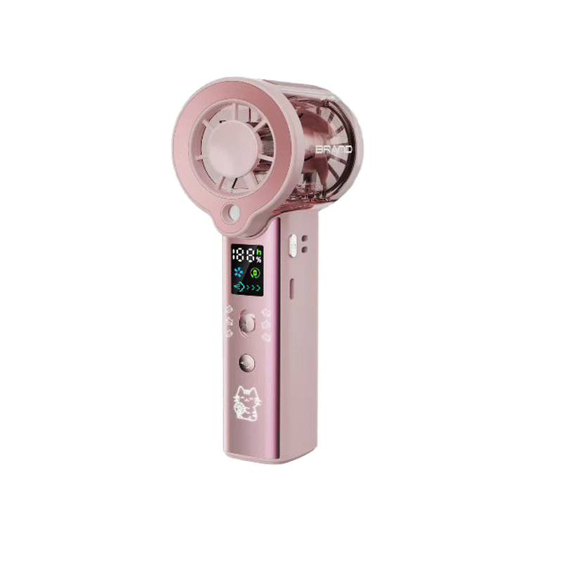 Handheld Fan Brushless Motor Ultra Silent Turbine Outdoor Portable Ultra Long Battery Life Mini Small Fan
