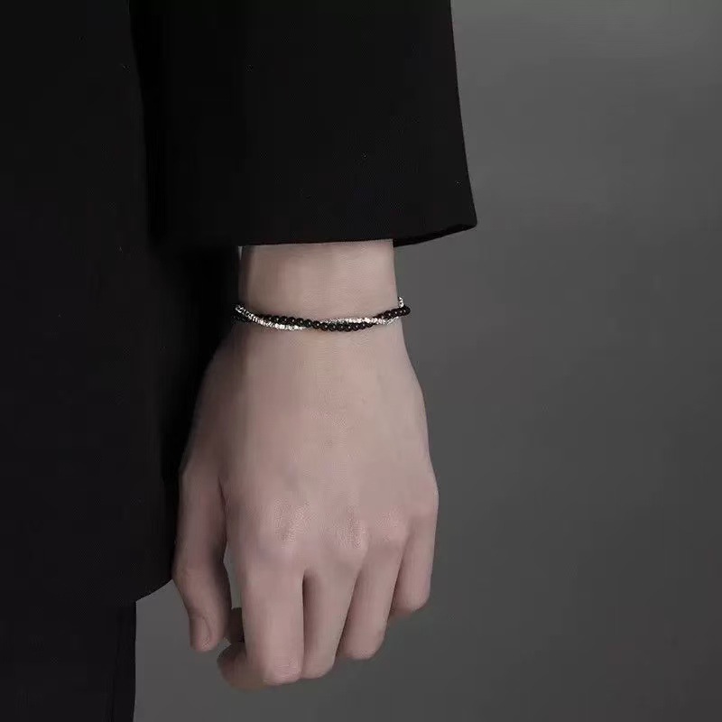 Silver Fragment Bracelet Men's Niche Girlfriend Bracelet Sweet Exquisite Jewelry