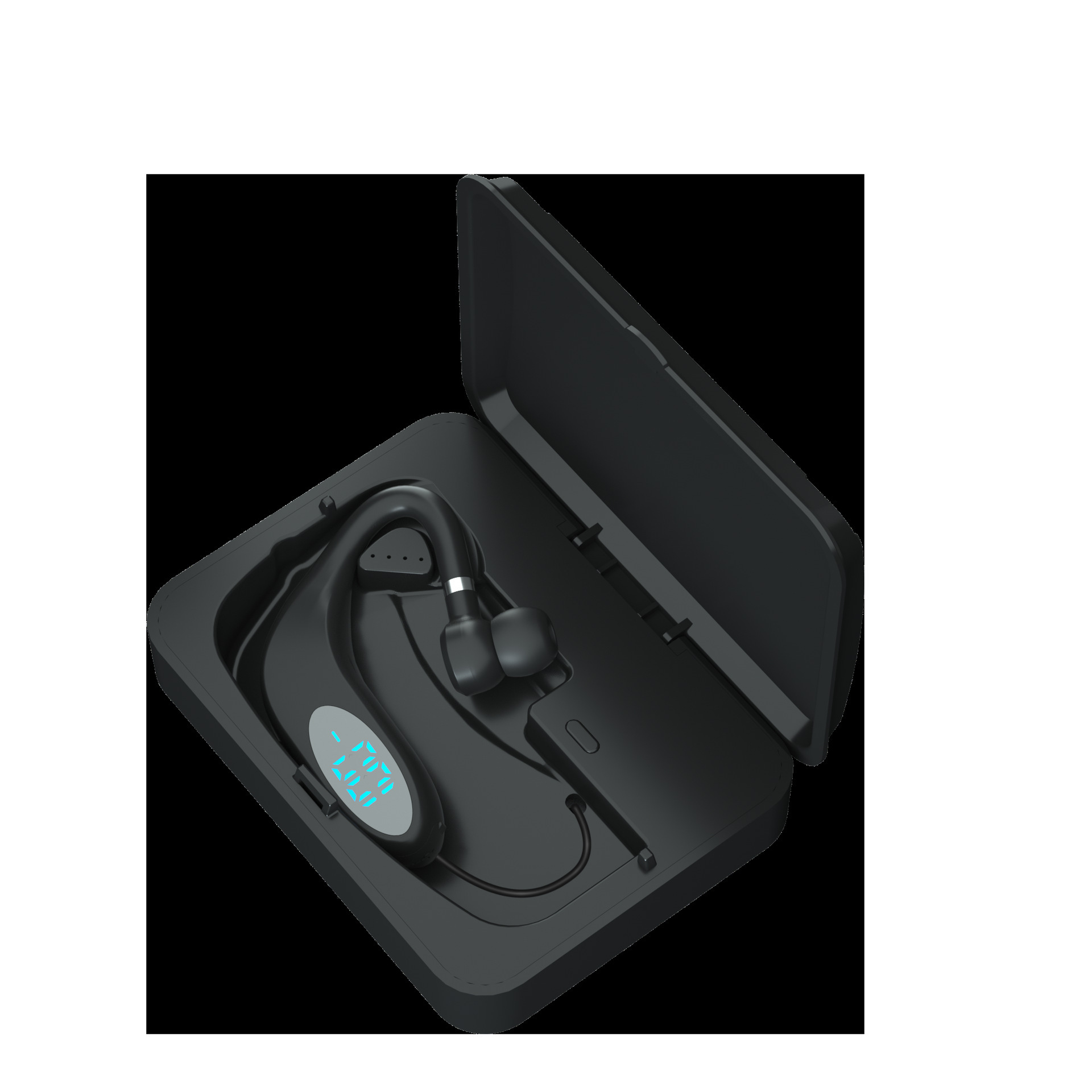 TL8 Bluetooth Earbuds Wireless Single Ear tl8 with Display Screen Bluetooth Earbuds Sports Business Earbuds Gift