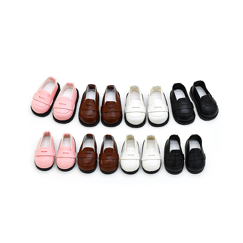 10/15/20CM Cotton Doll Shoes 6/8-Point BJD Leather Shoes 17CM Labubu LinaBell Pendant Shoes